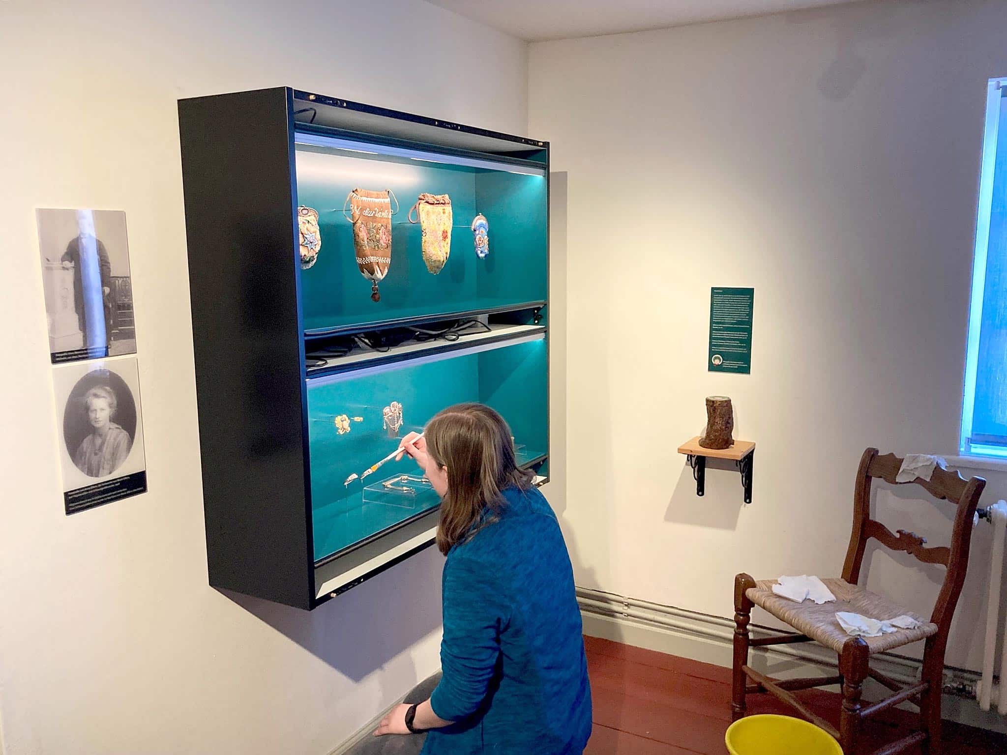 Museumsteam macht Frühjahrsputz