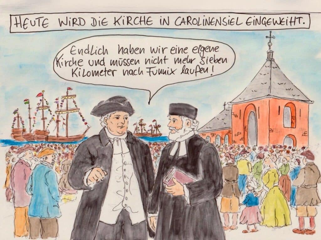 Sonderausstellung „Uns Kark – 250 Jahre Deichkirche in Carolinensiel“